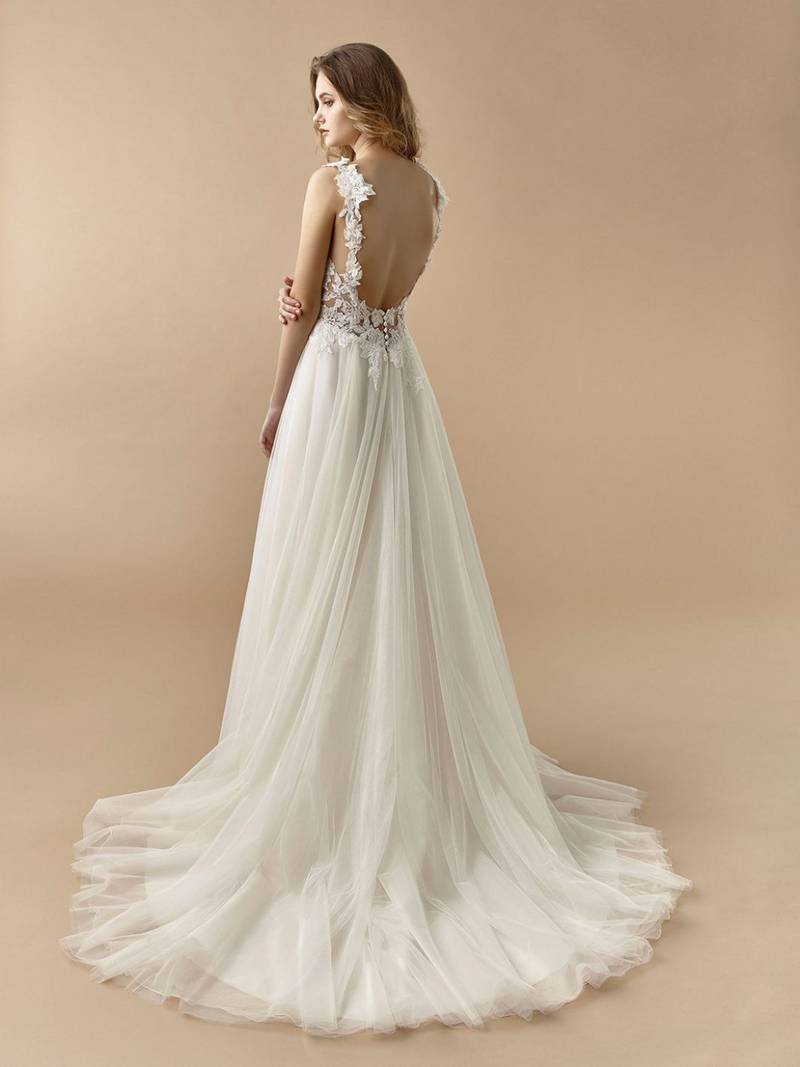 Enzoani Brautkleider aus der Kollektion 2021 - enzoani brautkleid kollektion Beautiful BT20 26 back
