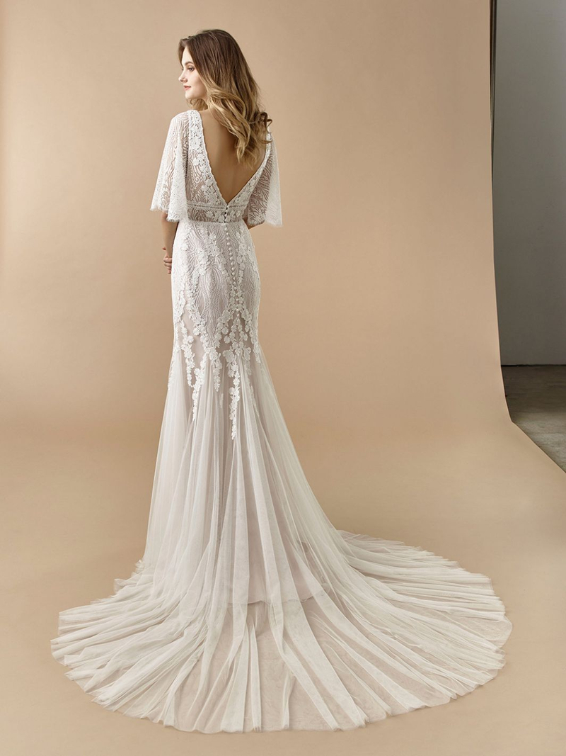 Enzoani Brautkleider aus der Kollektion 2021 - enzoani brautkleid kollektion Beautiful BT20 05 back