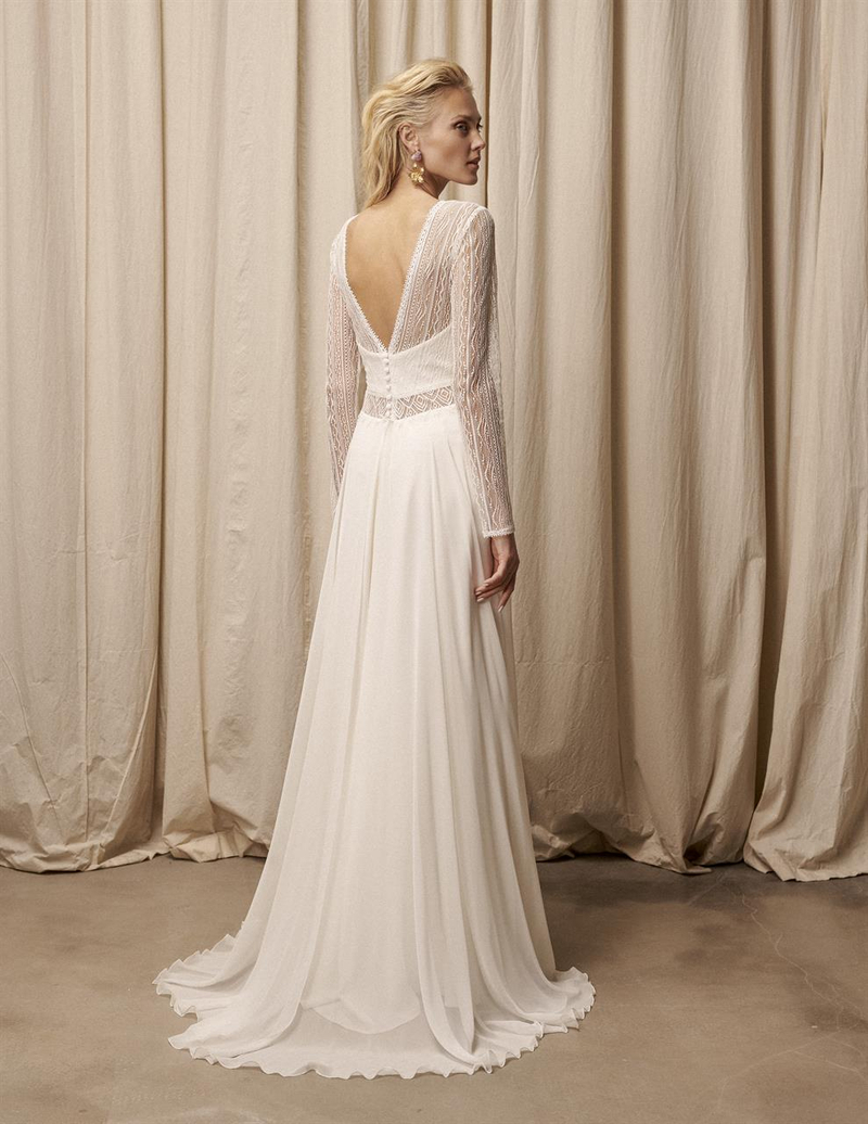 Zauberhafte Brautkleider von Rembo Styling aus der Kollektion 2021 - Rembo Styling brautkleid kollektion 2021 McDreamy back