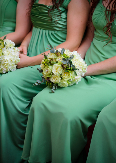 Traumhafte Brautjungfernkleider - Grün ist die Hoffnung und auch die Farbe dieser Brautjungfernkleider