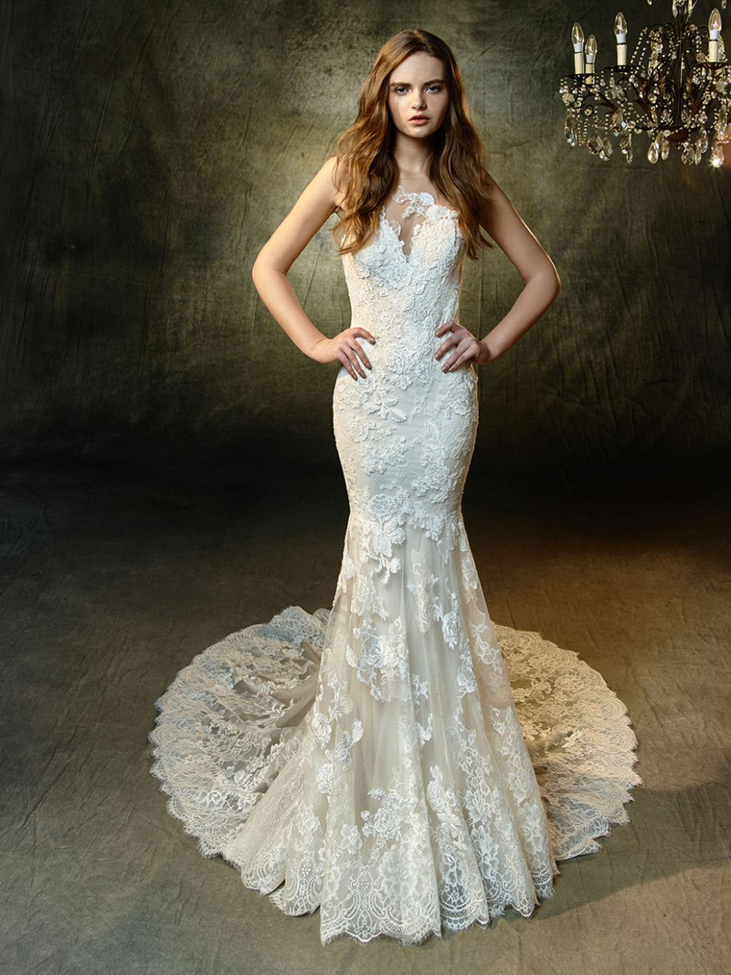 Enzoani Brautkleider aus der Kollektion 2021 - enzoani brautkleid kollektion Blue Lorena front