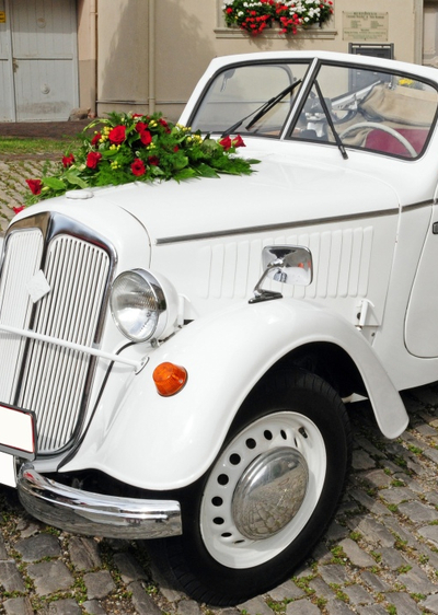 Hochzeitsfahrzeuge und Kutschen - Oldtimer Cabrio