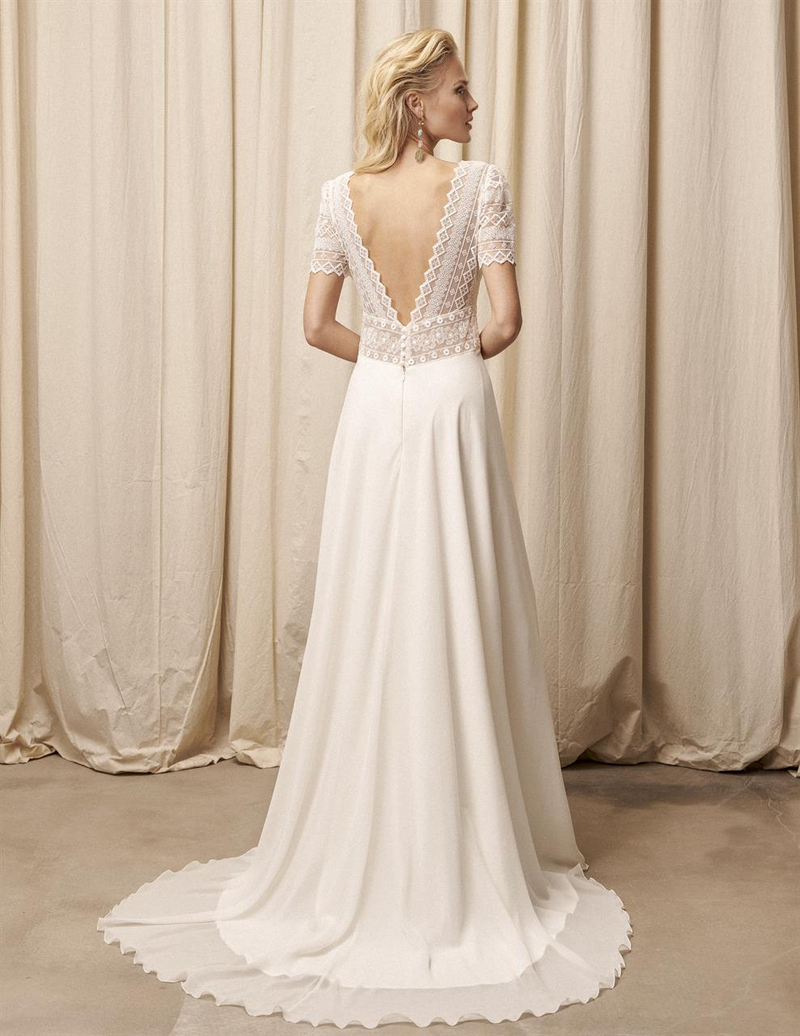 Zauberhafte Brautkleider von Rembo Styling aus der Kollektion 2021 - Rembo Styling brautkleid kollektion 2021 Sweety back